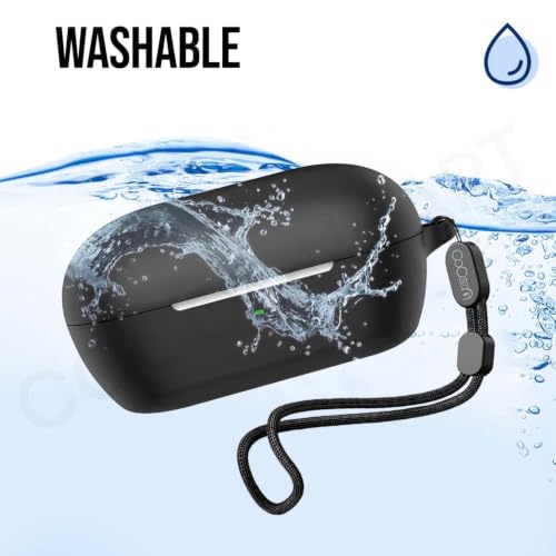 Image of Soft Soft Silicone Case Cover for Sony WF-C710N | C710NSA (Black)