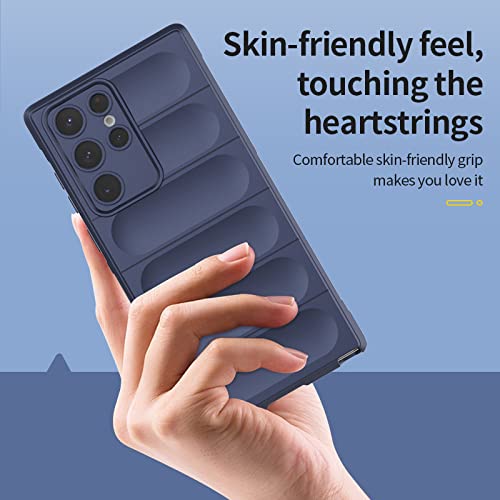 Protection antichoc en silicone liquide doux pour Samsung S22 Plus vert