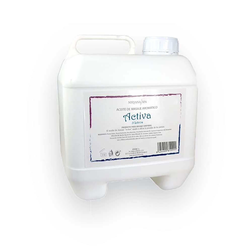 Nirvana Spa Aceite Masaje Activa 5 L 5 ml
