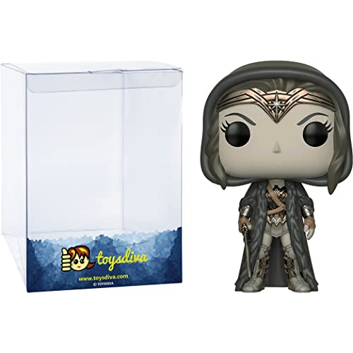 Wonder W O M A N (Ee Exc): P O P ! Heroes Vinyl Figurine Bundle With 1 Compatible 'Toysdiva' Graphic Protector (229-28930 - B)