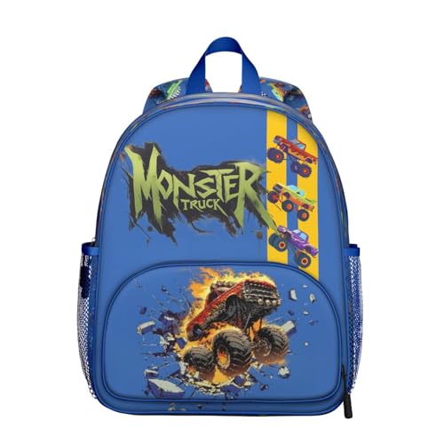 Kids Backpack for School Boys,Toddler Backpacks For Boys Monster Trunk School Bags for Kids2