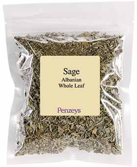 Sage Whole By Penzeys Spices 1.6 oz 1.5 cup bag Pack of 1