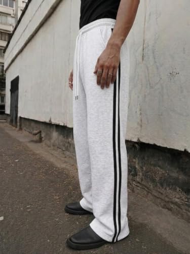 dockstreet Men's White Track Pant Himalayan White - Image 5