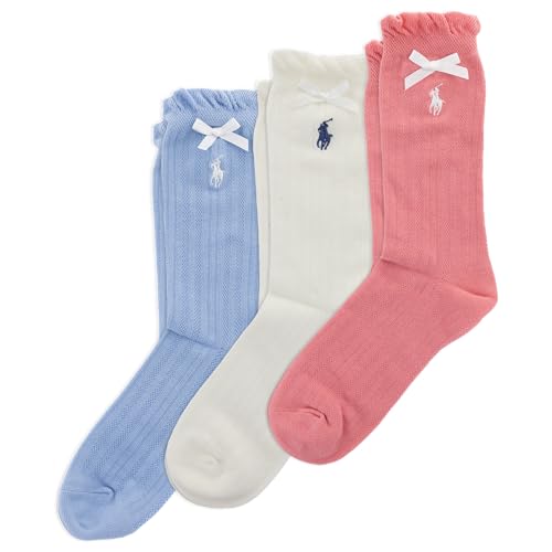 POLO RALPH LAUREN Kids Ribbon Pointelle Light Assorted 4-10 3 Pack