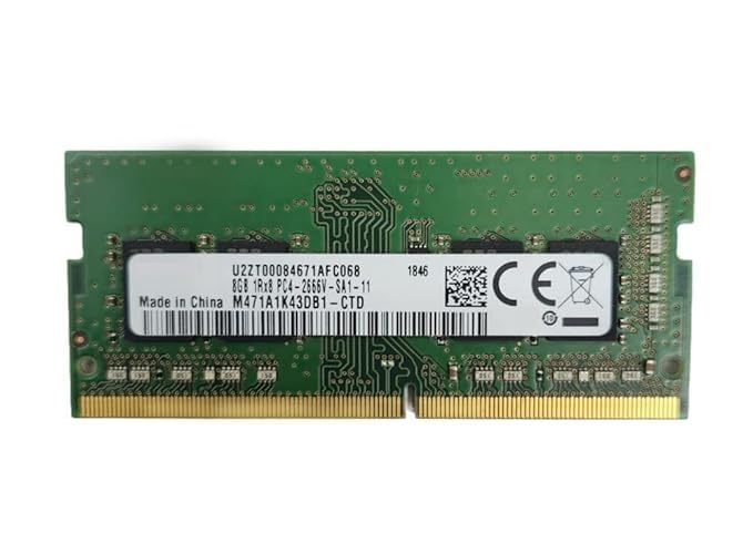 Image of 8GB DDR4 Laptop RAM | 2666MHz Memory Module | PC4-21300 | 260-Pin SO-DIMM | 1.2V | for Notebook & Laptop
