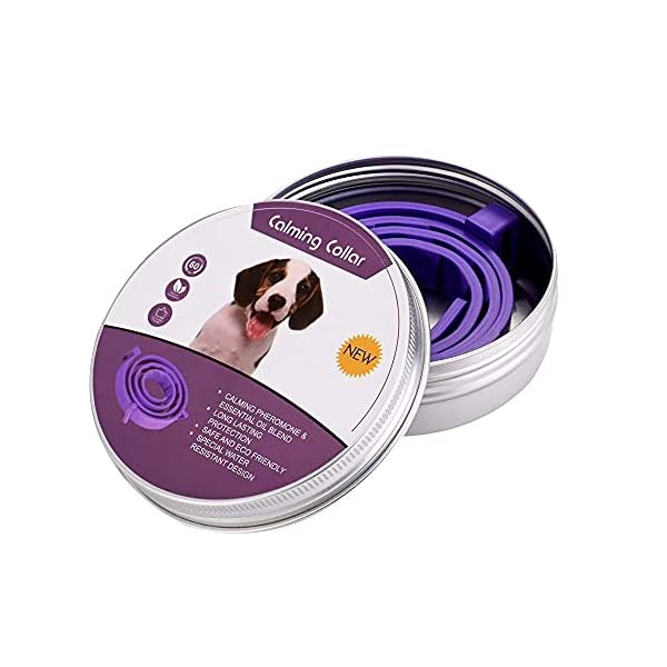 BUDOCI Calming Collar for Dogs Reduce Anxiety and Stress 60 Days Effective Pheromones Dog Collar 24Inch Waterproof Calming Collar(2 Pack) BUDOCI Calming Collar for Dogs Reduce Anxiety and Stress 60 Days Effective Pheromones Dog Collar 24Inch Waterproof Calming Collar(2 Pack)