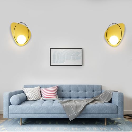 Moderna E27 Apliques de Pared Interior Bola Iluminación de Pared de Vidrio para Pasillo y Hogar 6