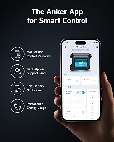 Anker A1780 Solix F2000 Portable Power Station, Powerhouse 767, 2400W Solar Generator thumb #6