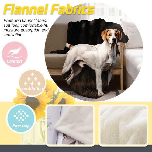 Couverture Polaire 240 x 260 Animaux Chiens, Couverture Polaire Grande Taille 240x260 cm | Usage Multiple comme Couette d'Appoint, Assure Une Protection Contre Le Froid B283