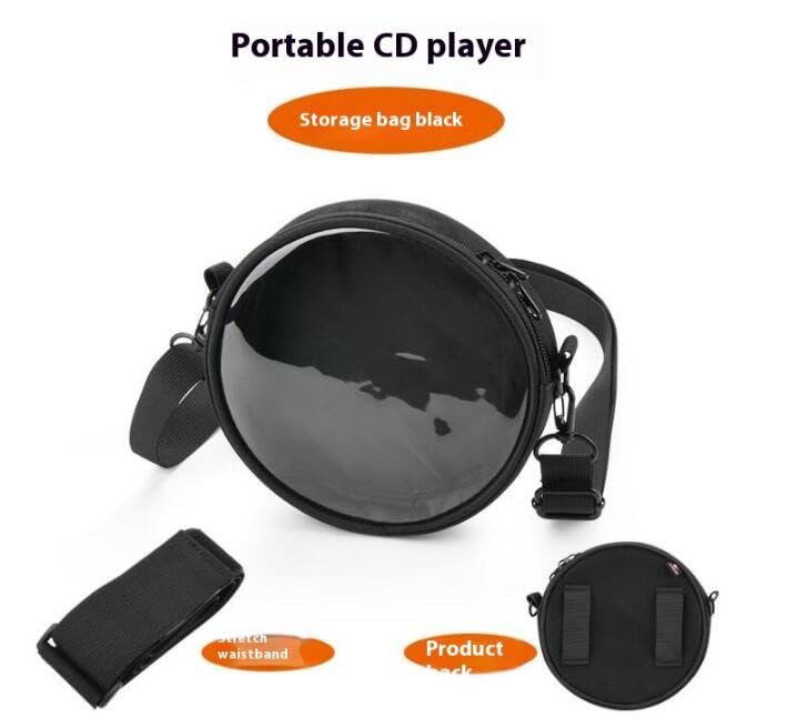 Amazon | ポータブルCDプレーヤーケース、CDヘッドフォンとケーブル