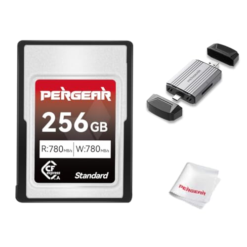 Pergear Standard Series 256GB CFexpress Type A Memory Card, Up to 780MB/s Read Speed and 780MB/s...