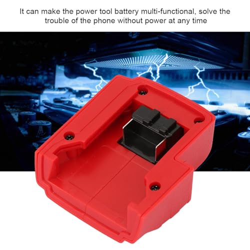 Adaptador convertidor USB M18 con interruptor para regular la fuente de alimentación 6