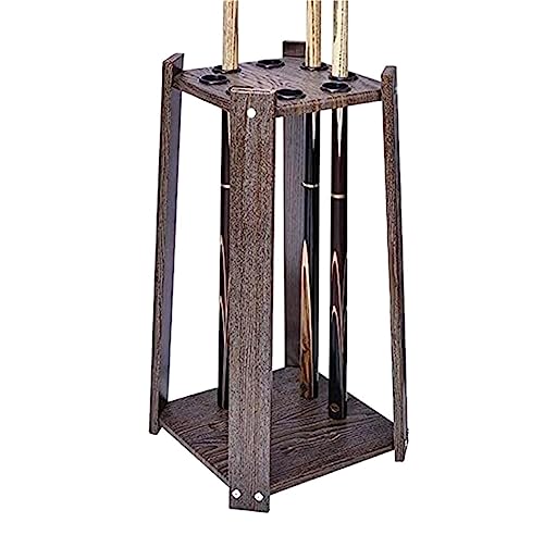 Support de bâton de billard robuste en bois haut de gamme