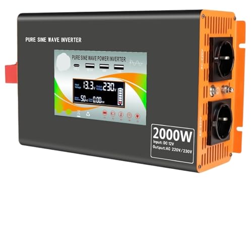 5000W Pure Sine Wave Solar Inverter 12V to 220V for Tiny Homes & Industrial Applications(5000W)