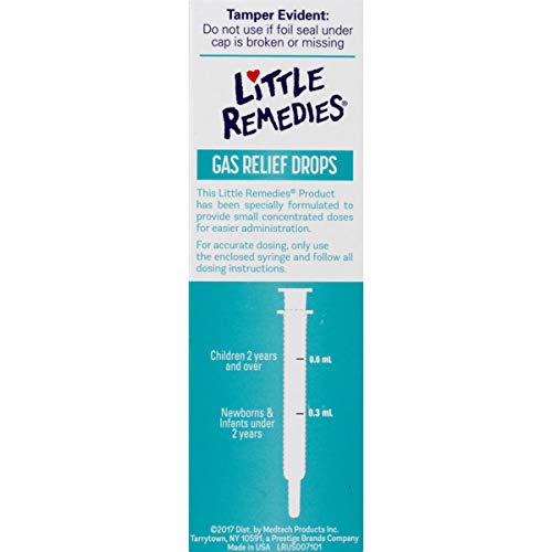 Little Remedies Gas Relief Drops Safe For Newborns 1 FL OZ (Pack