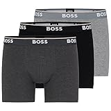 [ヒューゴボス] ボクサーパンツ ストレッチコットン 3枚セット 前閉じ 下着 メンズ 50475282 GREY(061) XL [並行輸入品]