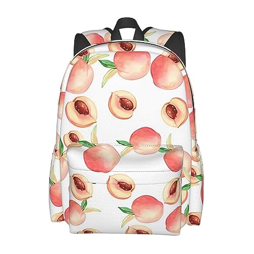 Sac à dos imperméable pour garçons et filles avec motif imprimé pêche