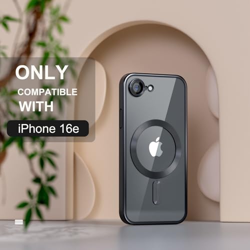 Image of Misea Magnetic for iPhone 17e / 16e Case Compatible with MagSafe Black