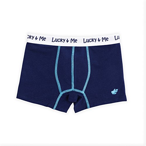 Lucky & Me | Liam Boys Boxer Briefs | Children's Tagless Soft Cotton Underwear | 3 Pack (Americana, 7/8Y) #TOP3