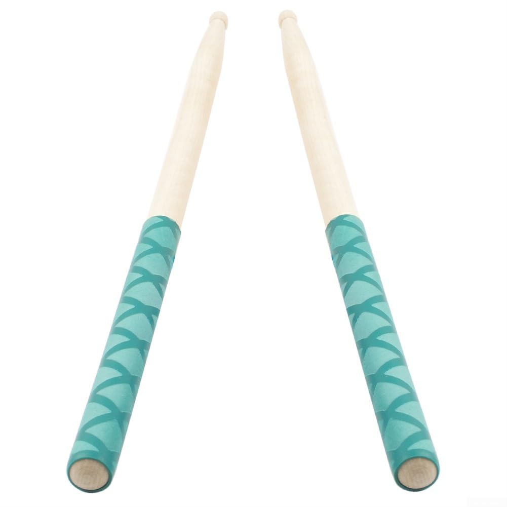 Puños de baquetas resistentes al sudor, ideales para músicos que buscan un mejor rendimiento (verde)