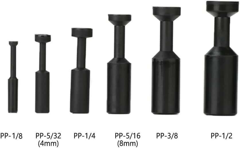 20-Pack 5/16" Push-to-Connect Air Hose Plug Fittings - Plastic Cap Connectors For Pneumatic Systems, White - View #13
