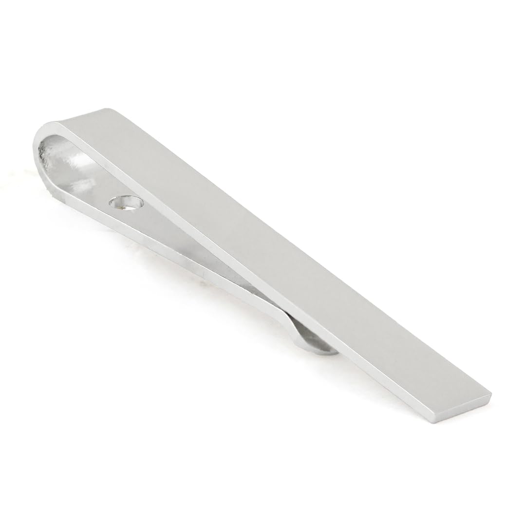 Peluche Slim Tie Bar - Silver Tie Pin for Men (Silver) (B078ZG2JLT) Amazon Price History, Amazon Price Tracker