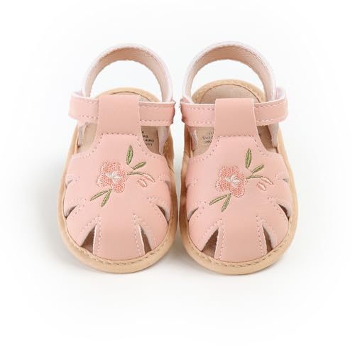 Image of Infant Baby Girls Boys Summer Sandals Premium Unisex Non Slip Rubber Soft Sole Breathable Toddler First Walker Outdoor Beach Shoes