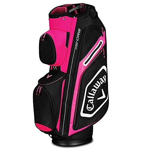 Callaway Golf 2019 Chev Org Cart Bag, Pink/White/Black