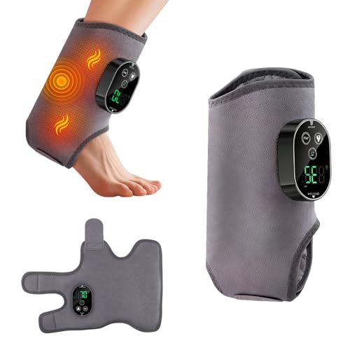 Appareil de massage des pieds avec chaleur – 6 niveaux de température (40-70 °C) et 3 modes de vibration, batterie rechargeable 3000 mAh, détend les...