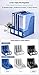 Leven Sturdy Magazine File Holder/Desk Organizer for Office Organization and Storage with 3 Vertical Compartments