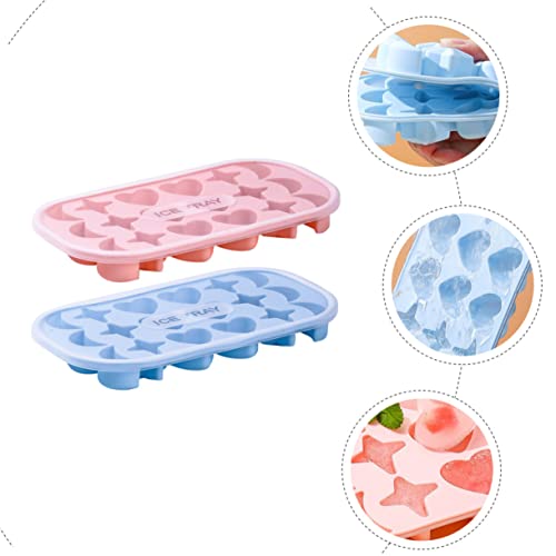 Bandeja de cubitos de hielo de silicona LABRIMP 2 piezas miniatura 3