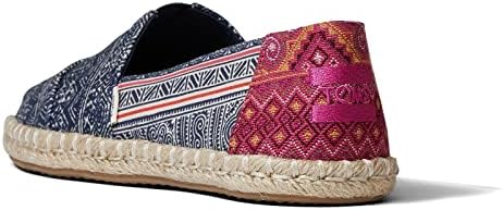 TOMS Alpargata Rope Women's Slip On 7.5 B(M) US Indigo-Floral