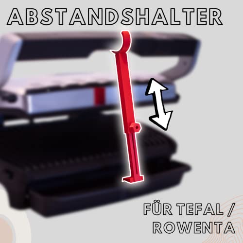 Optigrill Kontaktgrill Abstandshalter Spacer Zubehör für alle Modelle +Standfüße (Schwarz Elite/Elite XL)