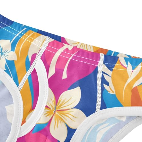 Retro Boho Flower Toddler Boys Comfort Kids Underwear Cute Undies4