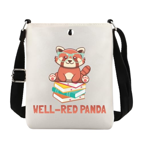 Bolso Tote con diseño de panda rojo