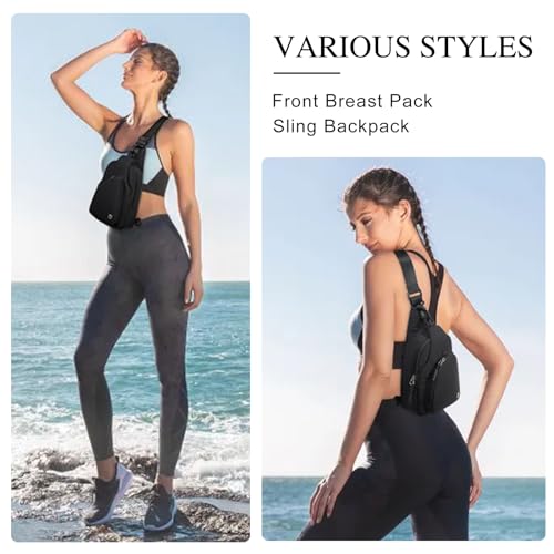 WESTBRONCO Small Crossbody Sling Bags for Women Nylon with Adjustable Strap2