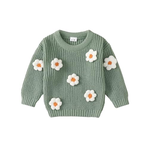 Image of Mikrdoo Girls Long Sleeve Kids Outerwear Sweaters School Uniform Knit Sweater
