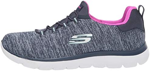 Skechers Women's Athleisure Sneaker, Navy/Hot Pink, 9.5 US medium | Image 7