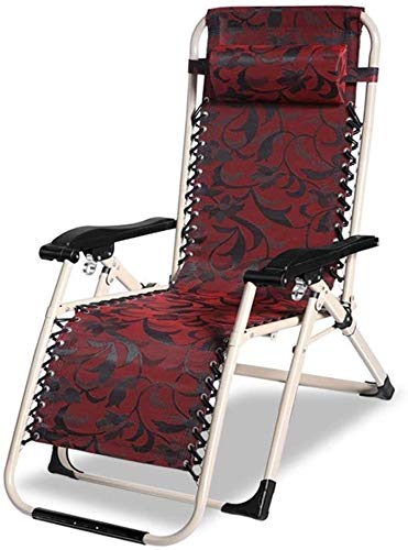 Chaise longue de jardin inclinable extérieure portable pour un soutien lombaire idéal