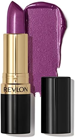 Revlon Super Lustrous Lipstick, Creamy Formula For Soft, Fuller-Looking Lips, Moisturized Feel, 027 Violet Frenzy, 0.15 oz
