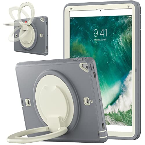 Case for iPad 10.2 9th/8th/7th gen 2021/2020/2019 with 360 degrees rotatable kickstand