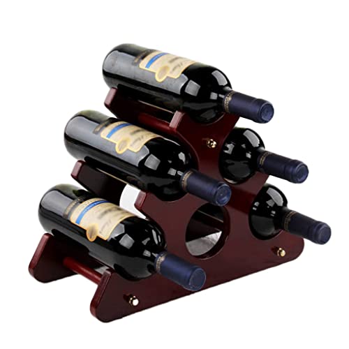 Soporte de Botellas de Vino de Madera para Mesa miniatura 1
