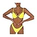 NP Push-up Senza Imbottitura Brazilian Bikini Ladies Color Bandage Bikini