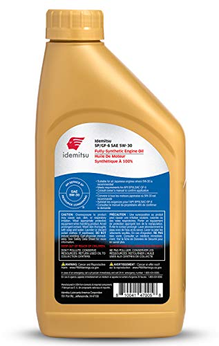 Aceite de motor sintético 5W-30 Idemitsu 1 Quart miniatura 2