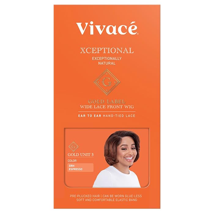 Xceptional Gold Label Wide Synthetic Glueless Wavy Bob HD Lace Front Wig - GOLD UNIT 3 (1)