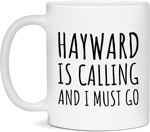 Hayward Coffee Mug - "Hayward is Calling" - White 11oz