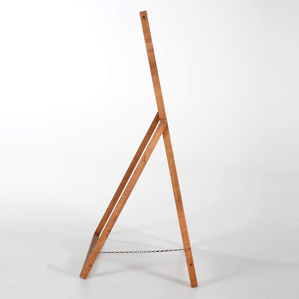 cabde madera vintage para clientes Escaparate de madera | Escaparate publicitario con carteles de madera maciza de haya certificada | Superficie de escritura 44 x 77 cm