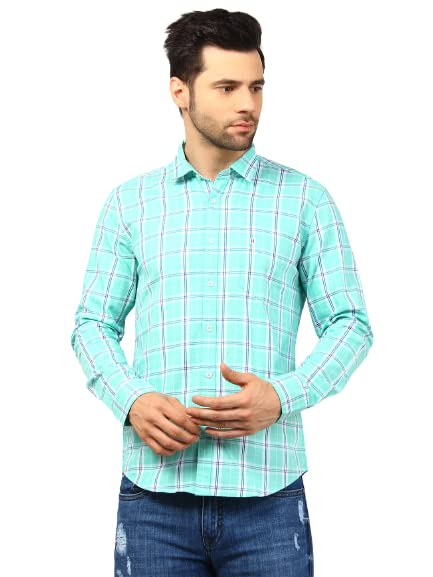 Image of TIM PARIS Men's Classic Cotton Shirt Stylish and Comfortable for Everyday Wear
