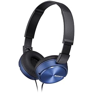Sony MDRZX310L.AE Foldable Headphones – Metallic Blue
