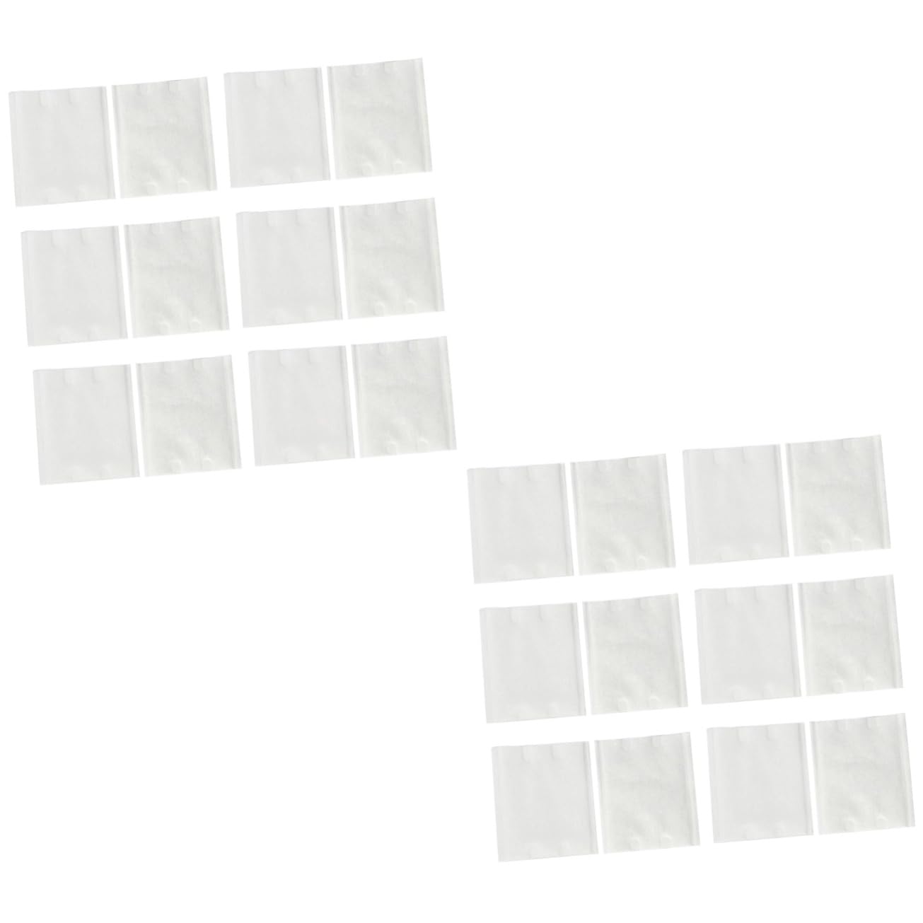 minkissy 2sets Cotton Pads for Face Makeup Removal Gentle Sanitary 100 Count Pack 64pcs*2 Random Color